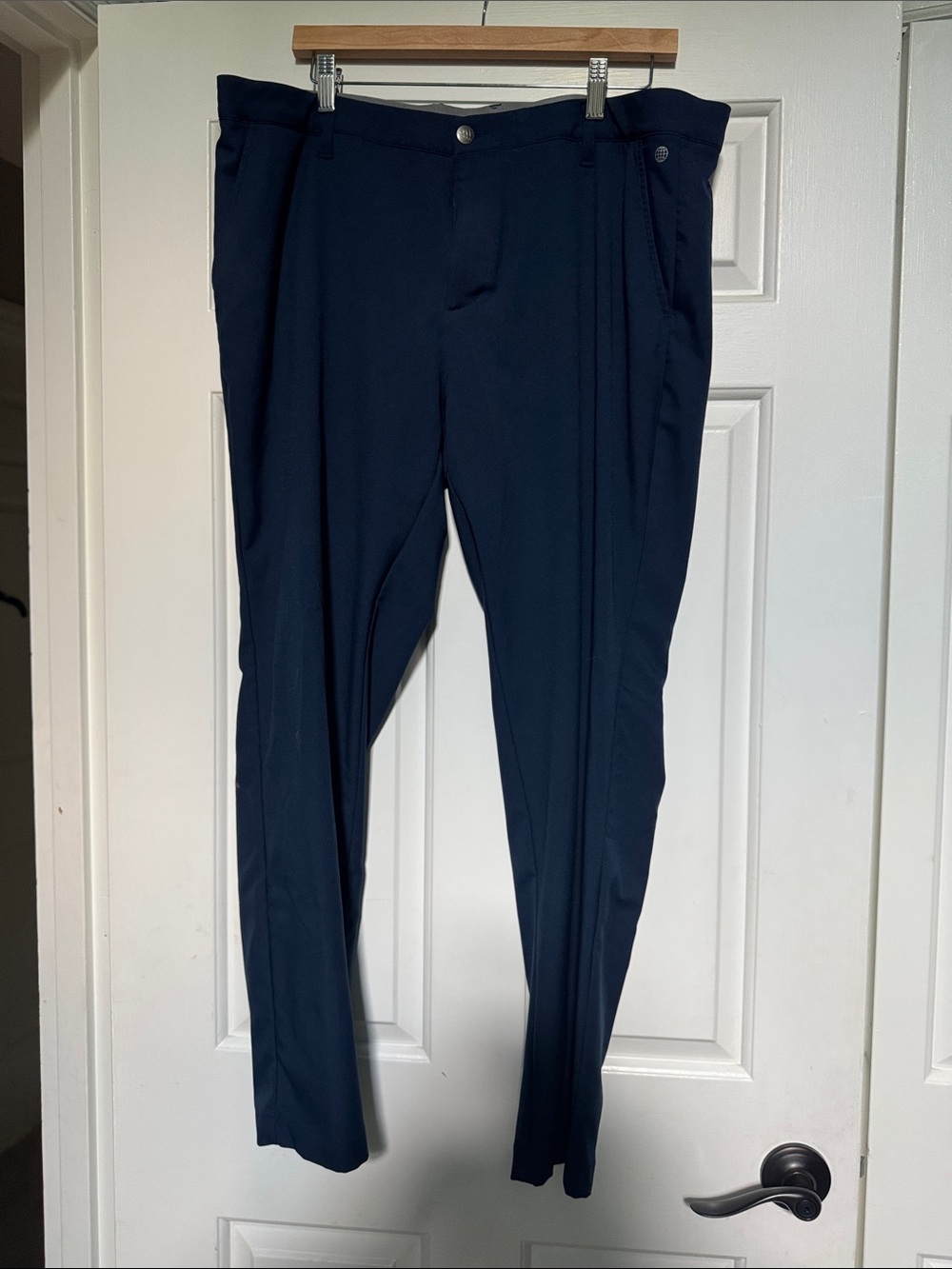 adidas Men's Dark Navy Dress Pants